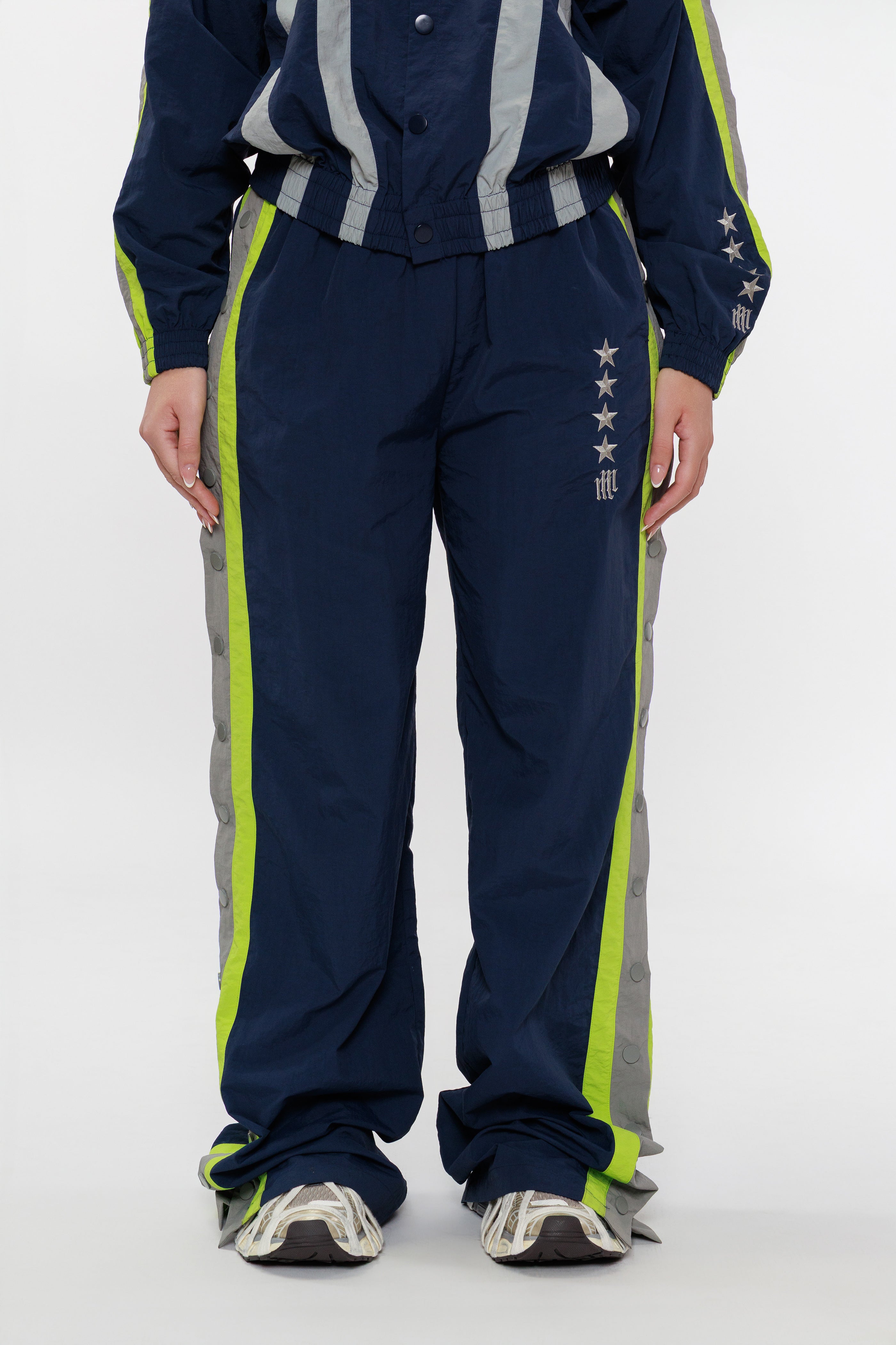 OLYMPIA TRACK PANT -- NAVY BLUE – MUSE BRND