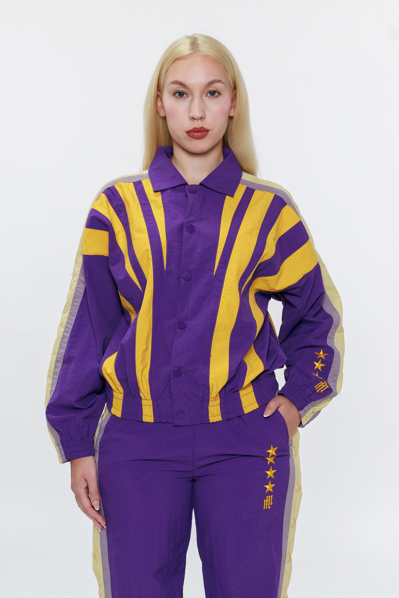 (PRE-ORDER SHIPS IN 4-6 WEEKS) OLYMPIA TRACK JACKET -- PURPLE