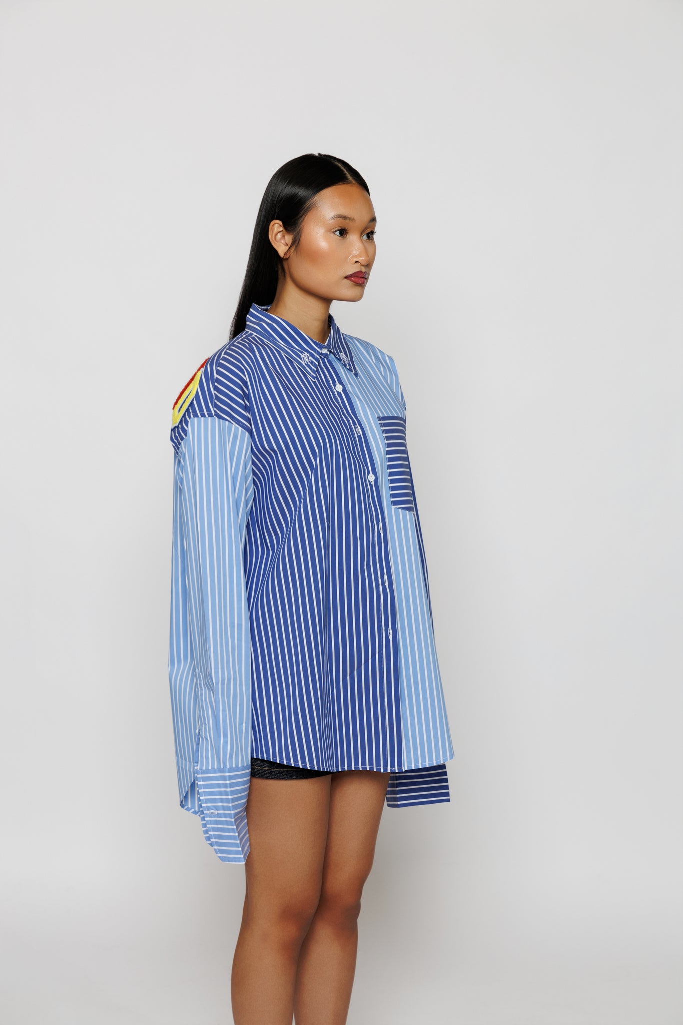 LEE VARSITY BUTTON DOWN - BLUE STRIPE