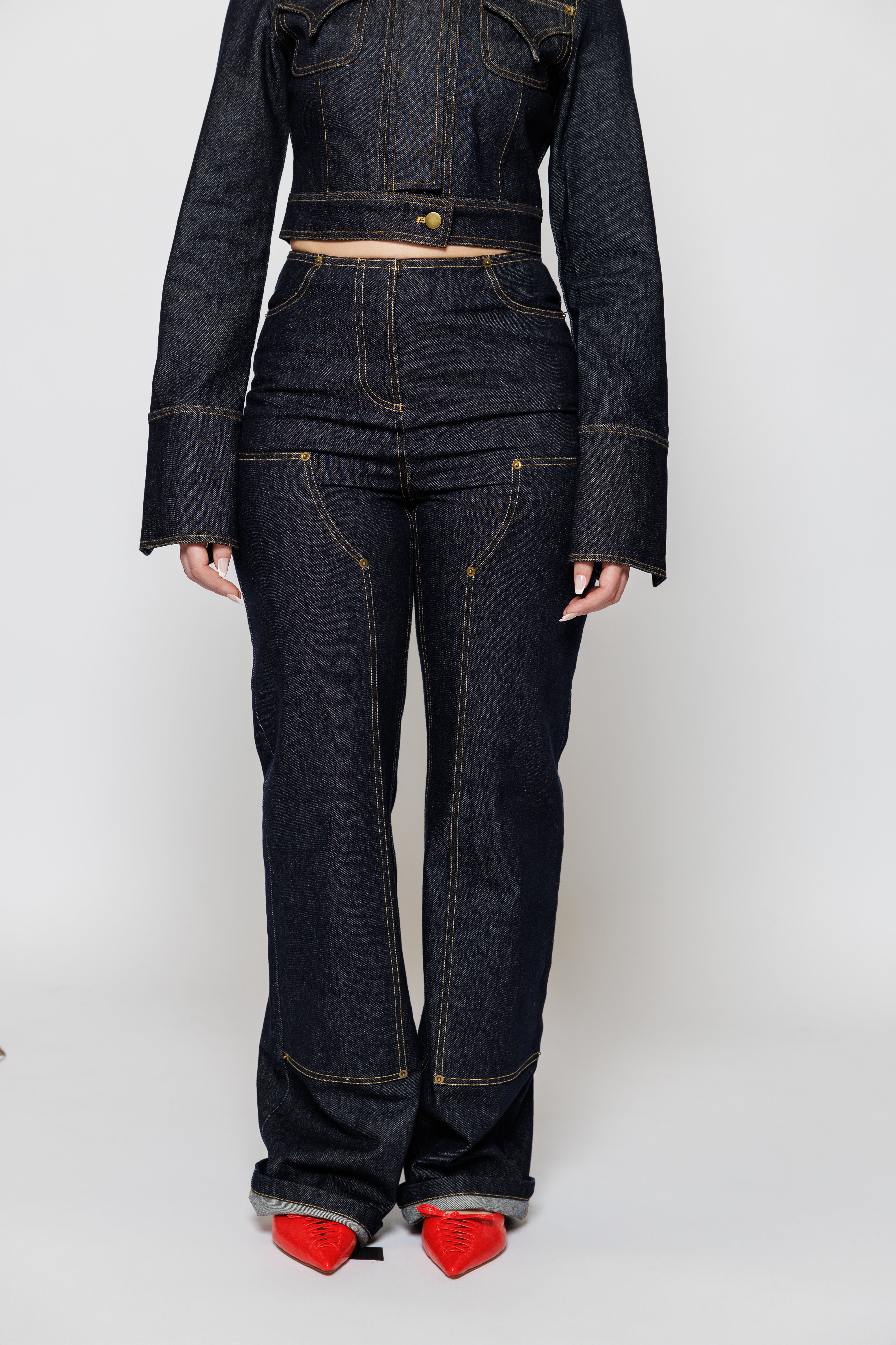 MARLEI XLONG DENIM CARPENTER PANT – MUSE BRND