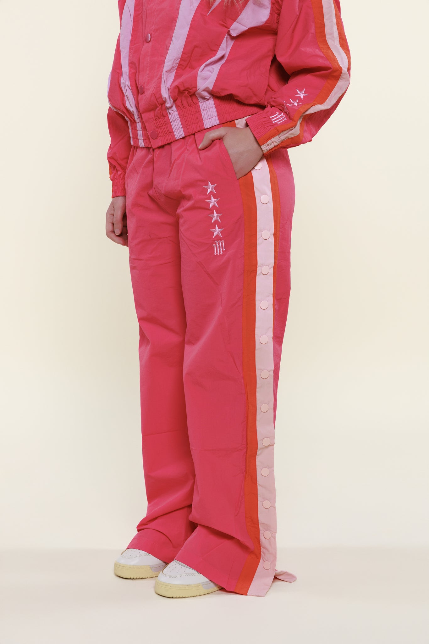 OLYMPIA TRACK PANT -- PINK