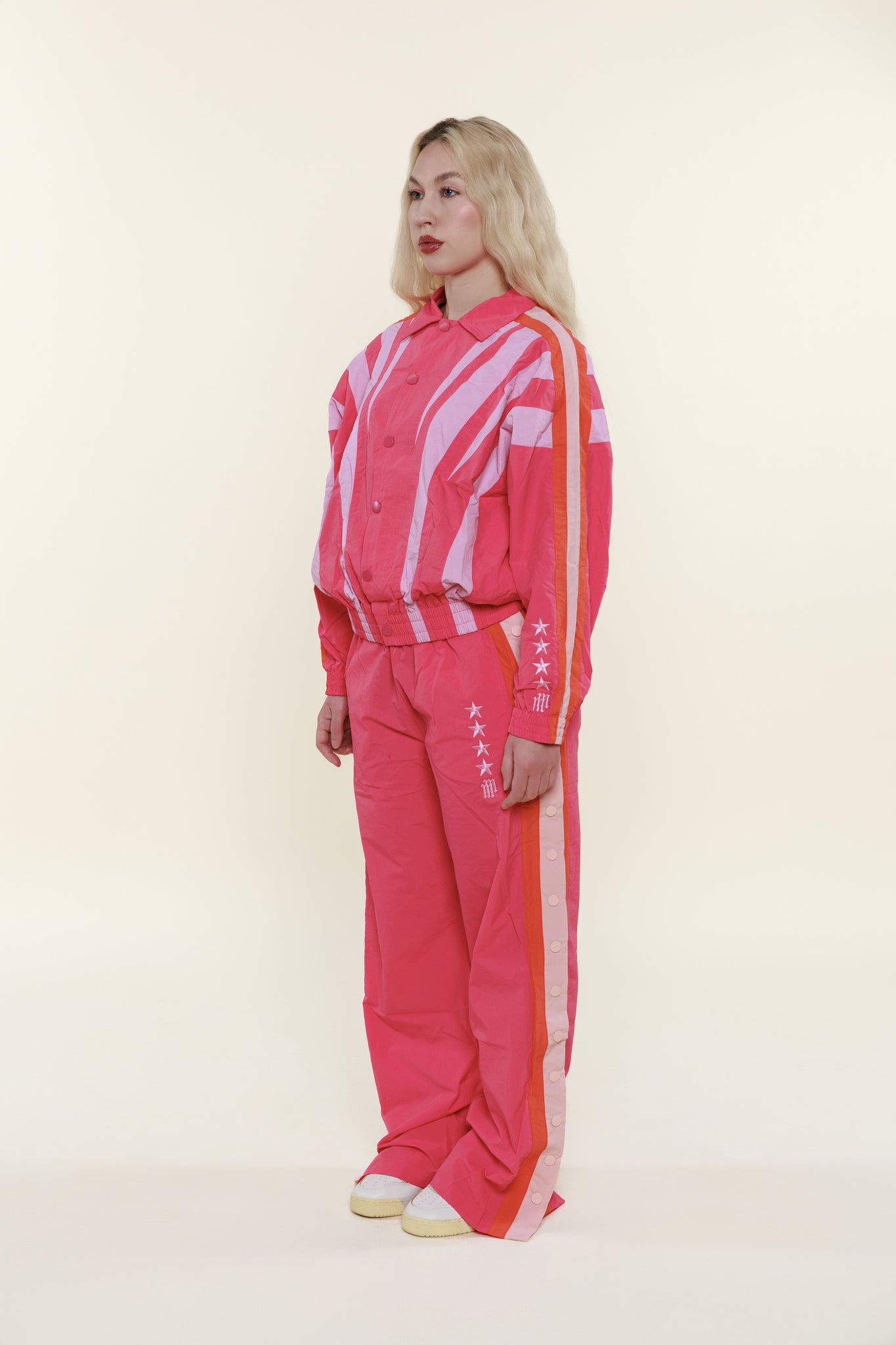 OLYMPIA TRACK JACKET -- PINK