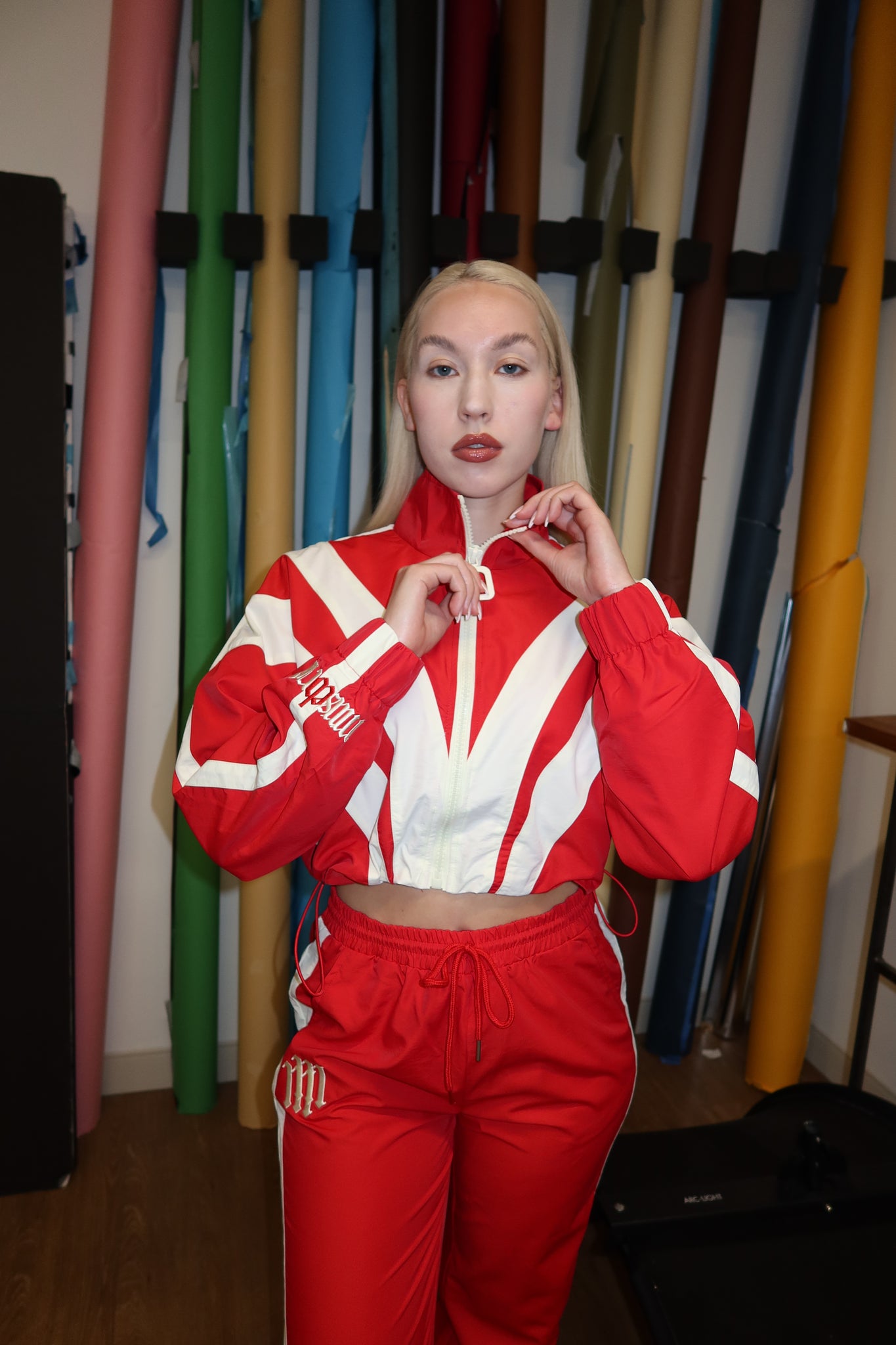 LeSPORT TRACKSUIT- REBEL RED JACKET