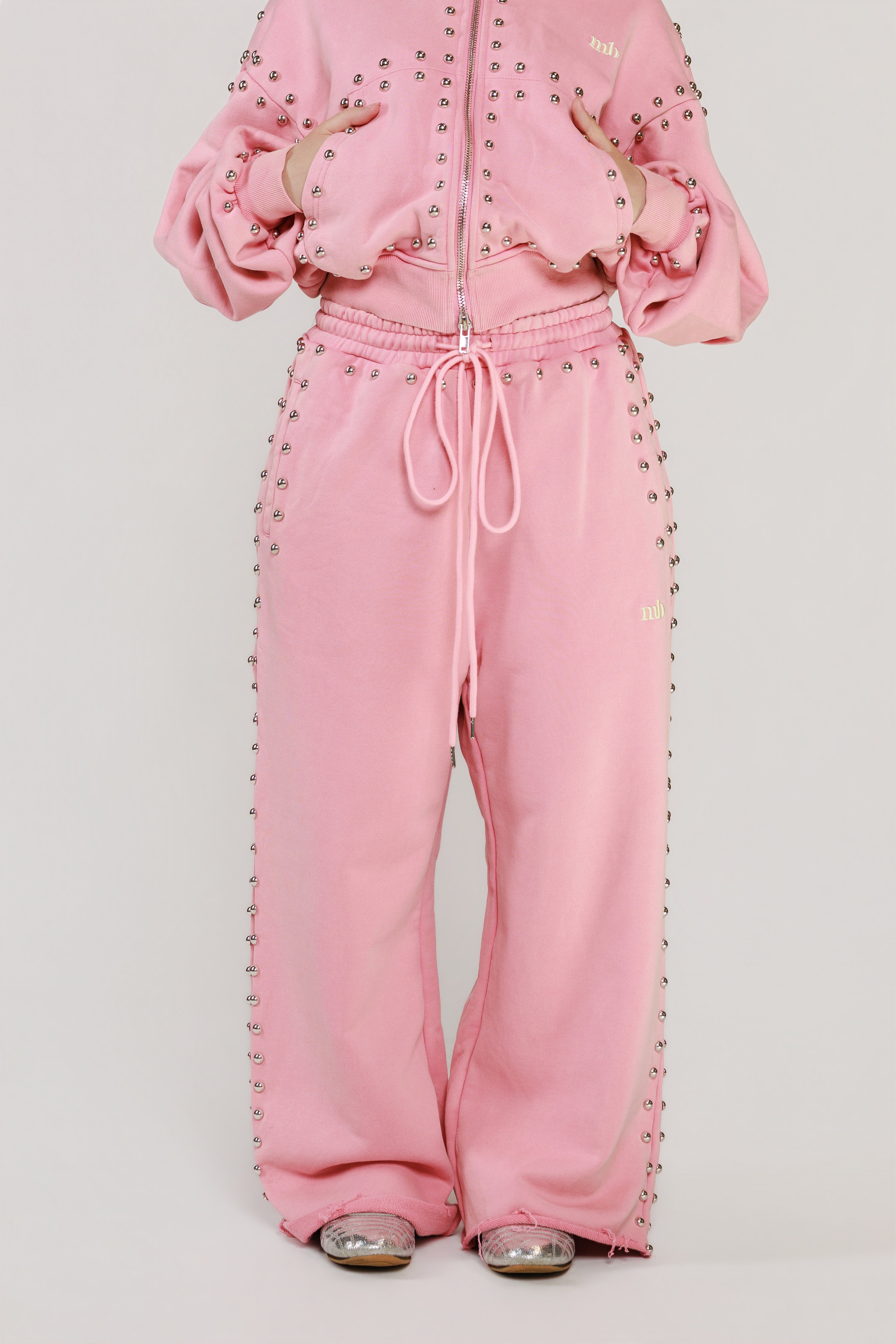 Nodress♡Pink Suede Baroque Suit SHIPS 5/25- 5/29 -- LIMITED EDITION -- MARX SWEATSUITS – MUSE BRND