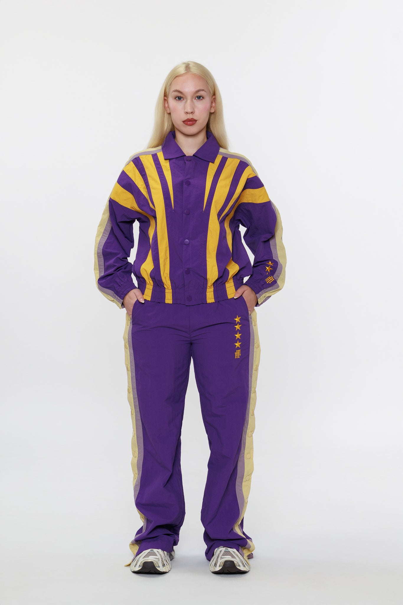 (PRE-ORDER SHIPS 4-6 WEEKS) OLYMPIA TRACK PANT -- PURPLE