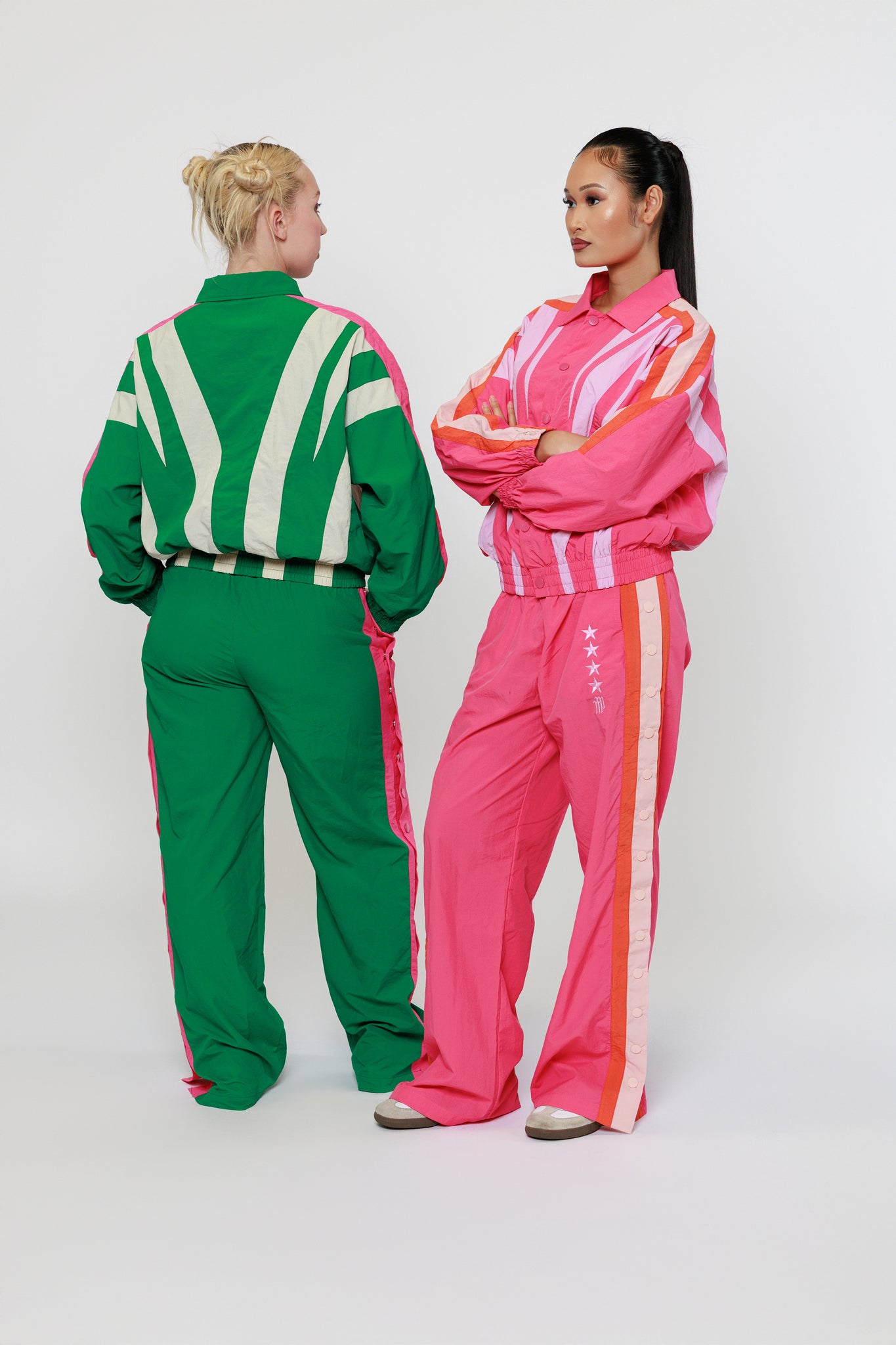 OLYMPIA TRACK JACKET -- GREEN