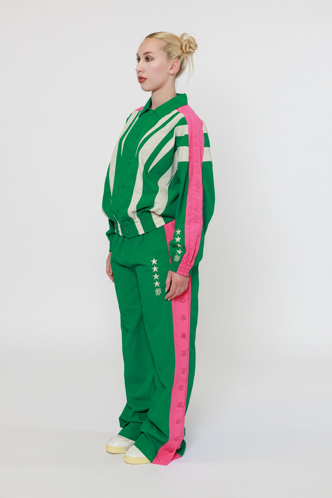 OLYMPIA TRACK JACKET -- GREEN